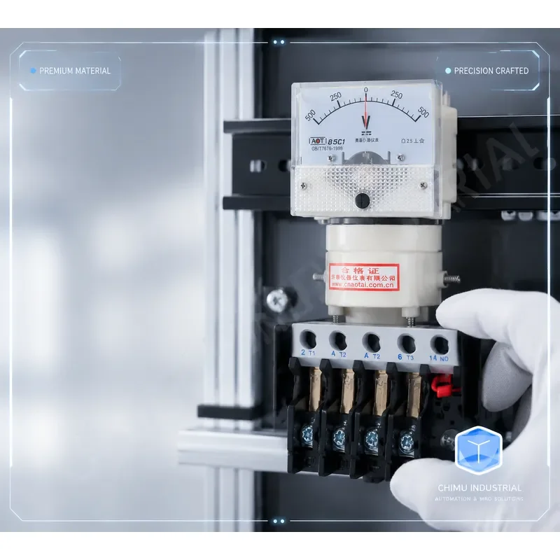 【CHIMU INDUSTRIAL】 85C1-V DC Voltage Pointer Meter Analog Panel Gauge Factory Direct Supply