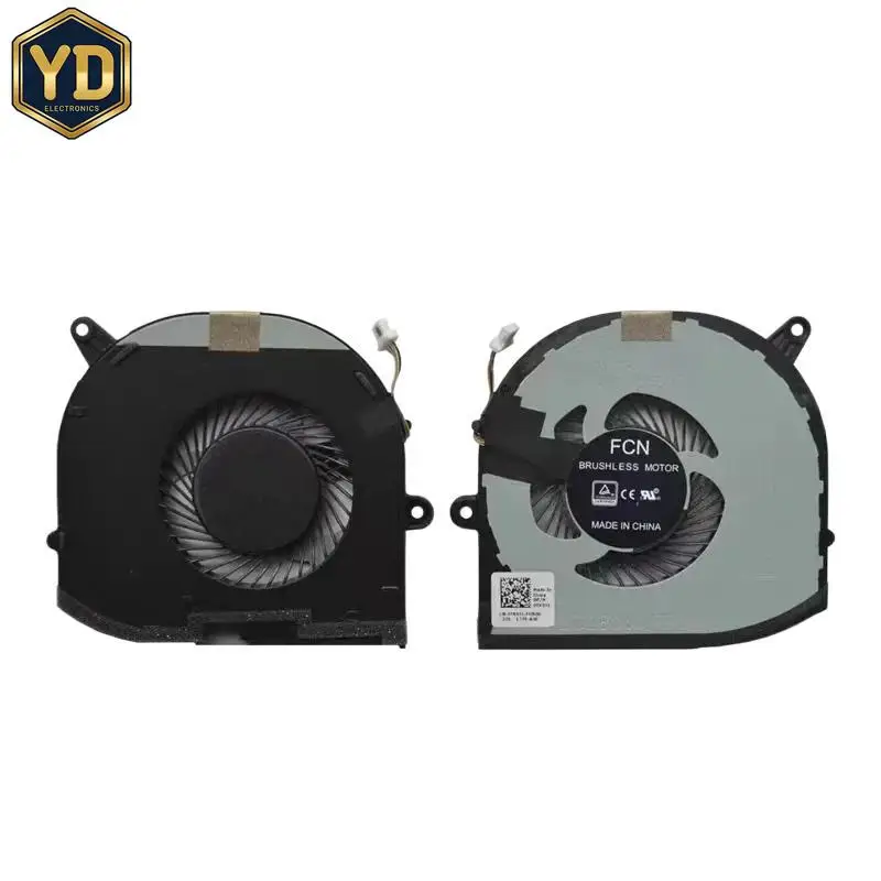 YD CPU GPU Cooler fan for Dell Precision 5530 M5530 .XPS 15 9570 .0MV340 XPS15 /7590 008YY9 0TK9J1 FJ6J FKCH FCN laptop cooling