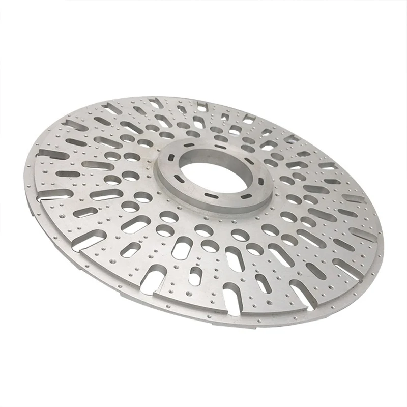

Custom Passivation Stainless Steel CNC Machining Silver Machine Special Flange Base Machinery Parts