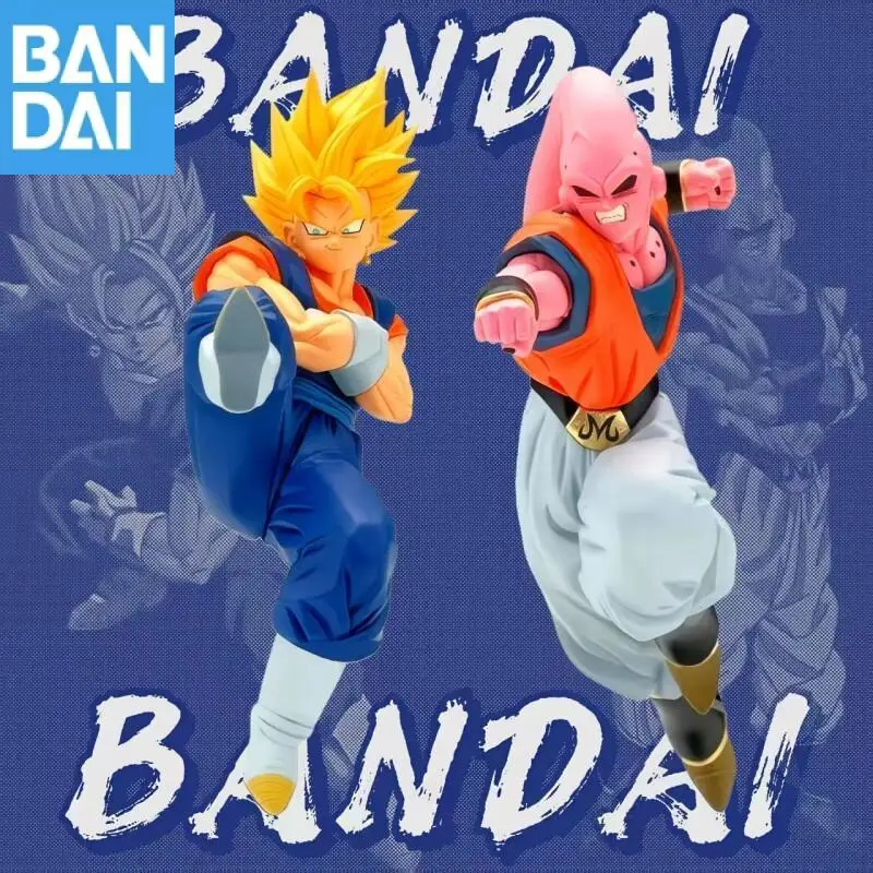 

Bandai Original Anime Dragon Ball Z MATCHMAKERS Collection Vegetto VS Majin Buu PVC material Action Figures Model Toys gift