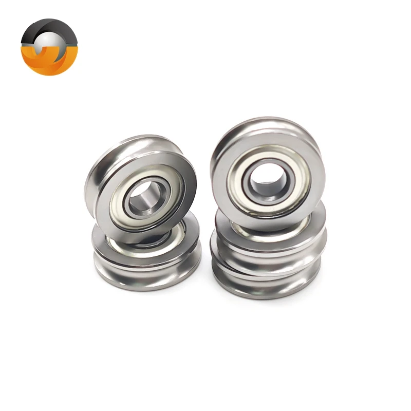 

U604ZZ (5PCS) U Ditch 604UU U Groove 4x13x4mm 3d Printer Extruder Parts U-groove Idler Belt Pulley Ball Rail Bearing