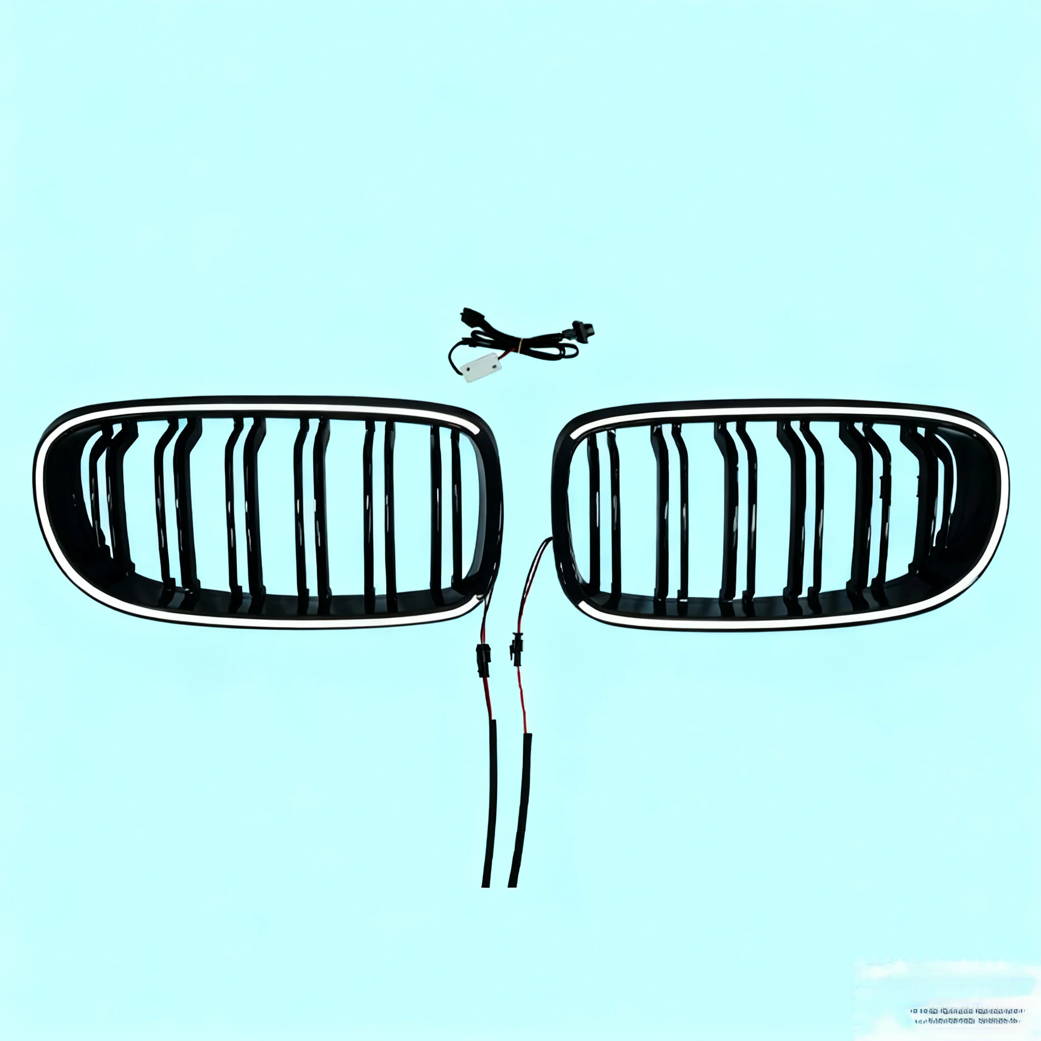 شبكة LED الجبهة العلوية المبرد تجميل شوايات السباق لسيارات BMW 3-Series E90 E91 4-Doors 320i 335i 325i مع الضوء 2009-2011