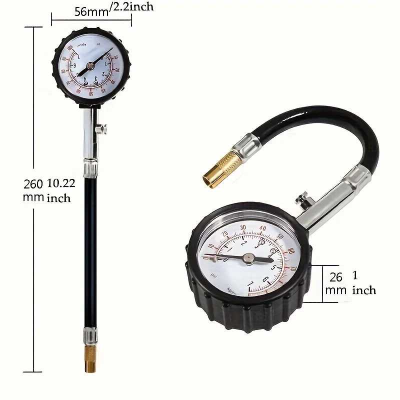 Mechanical high precision tire pressure gauge Tire pressure gauge Tire pressure agent Automobile tire pressure gauge