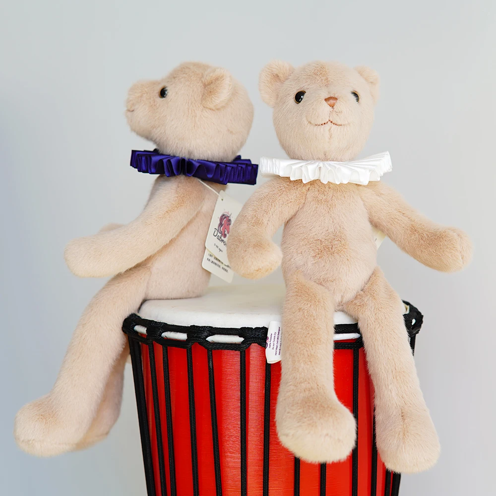 35cm Soft Fluffy Bear Doll Birthday Gift for Children  Cute Bears Wedding Party Toy Cute Plush Animal Toys Wedding Party Gift