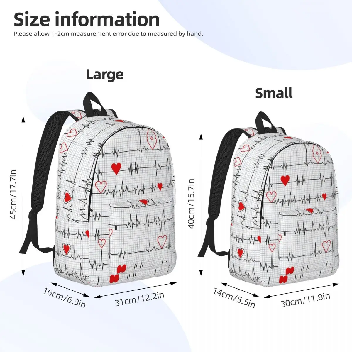 Doctor Nurse Enfermera En Apuros Casual Backpack Outdoor Student Business Daypack for Men Women Laptop Computer Canvas Bags