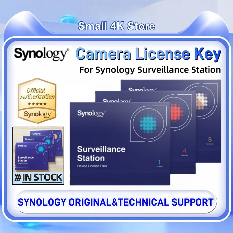 Synology Camera License Key Surveillance Device License Pack designed for Synology Surveillance Station