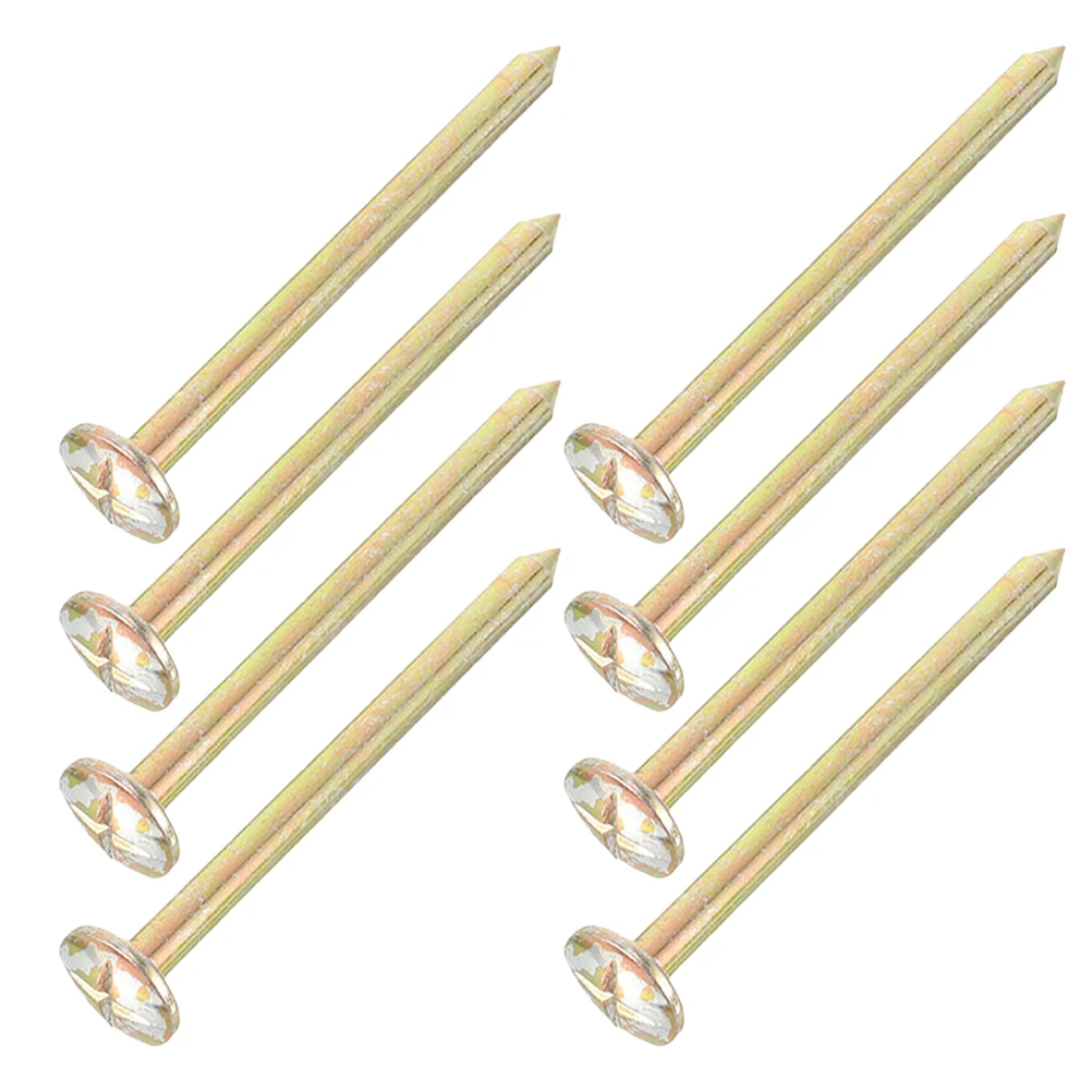 

8pcs Heavy Duty Metal Survey Markers Ground Nails for Construction Engineering Cross Boundary Measurement