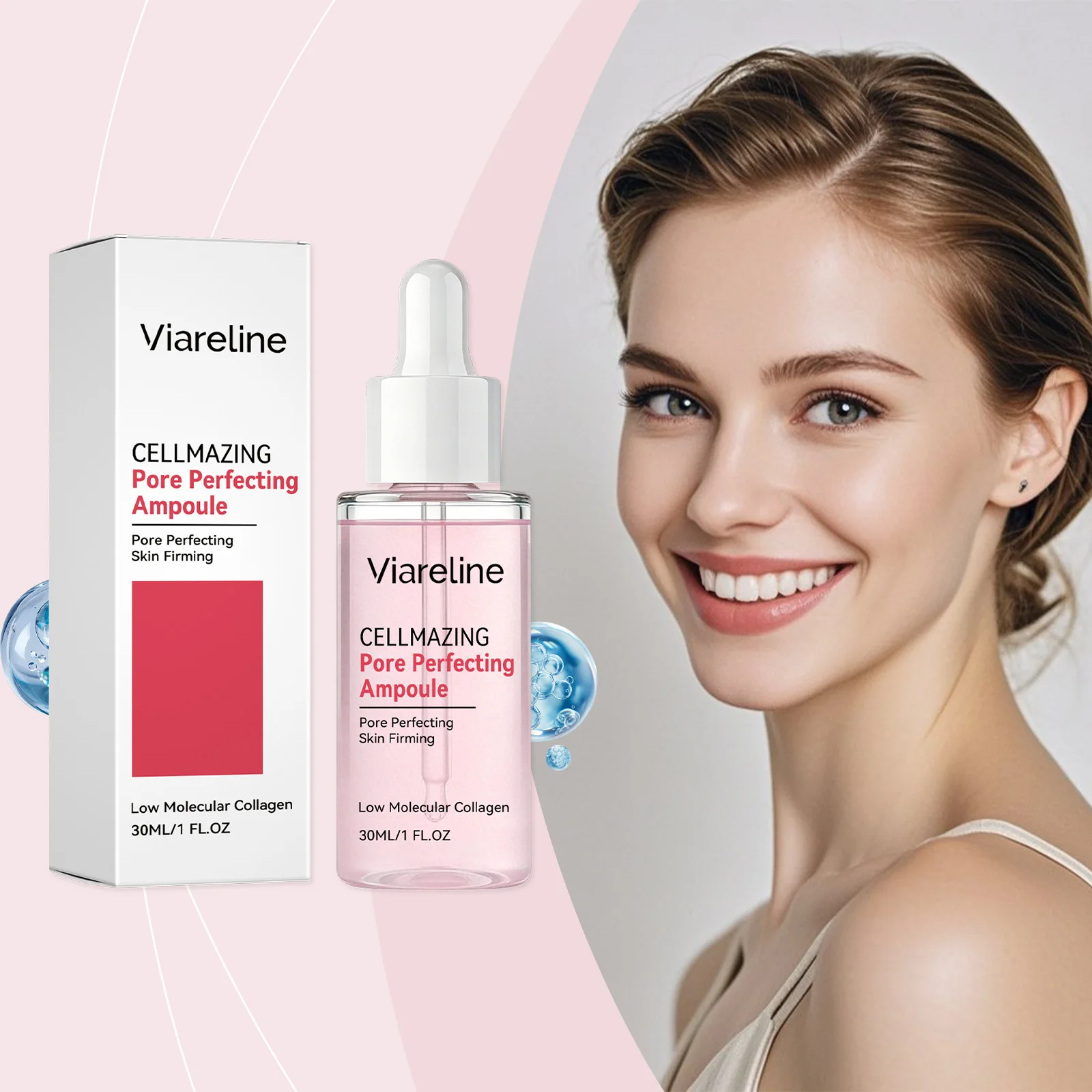 Pore Perfecting Ampoule Improving Skin Elasticity Facial Serum  Skin Care Hydrating & Firming Serum