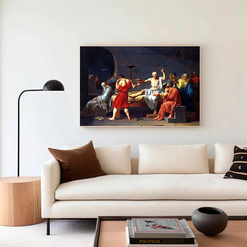 Famous Painting Collection Poster Ophelia Napoleon Bonaparte Coronation Canvas Painting Prints Wall Art Picture Room Home Decor