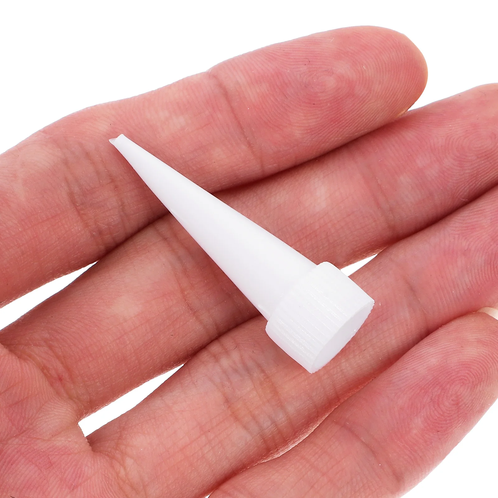 

100Pcs Precision Caulking Nozzles Plastic Caulk Tip Set Replacement Applicator Tool for Gap Sealing and Gluing