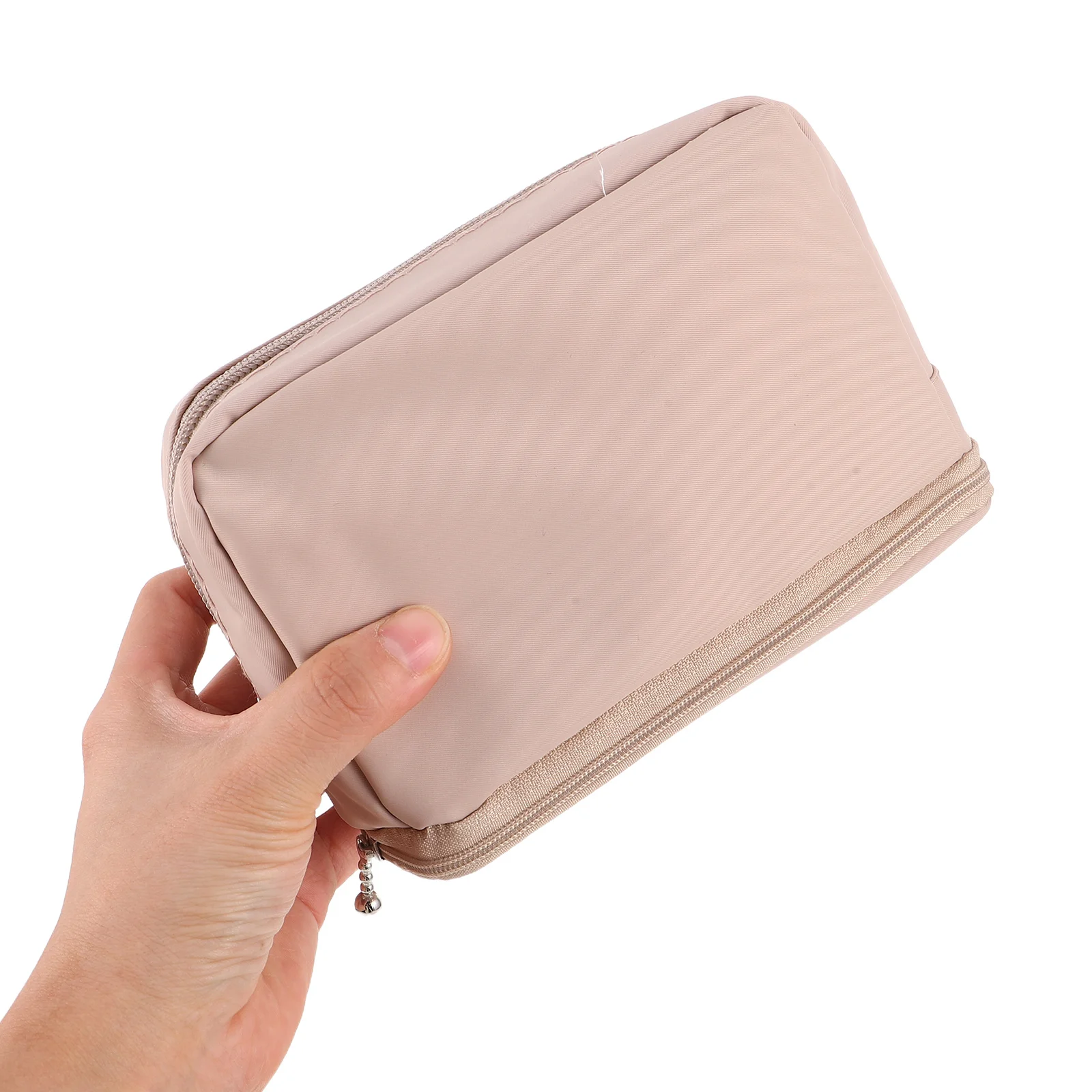 

Slim Makeup Brush Storage Bag Water-Resistant Travel Organizer Portable Case for Women Daily Use and Trips