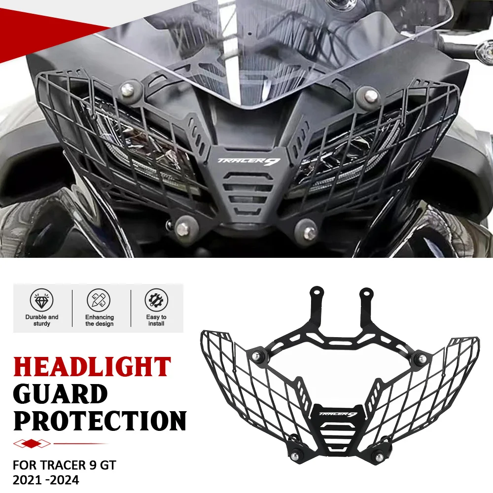 

For Yamaha Tracer 9 /GT 2021-2022-2023-2024 Front Headlight Protector Cover Head Light Guard Accessories Motorcycle Tracer9