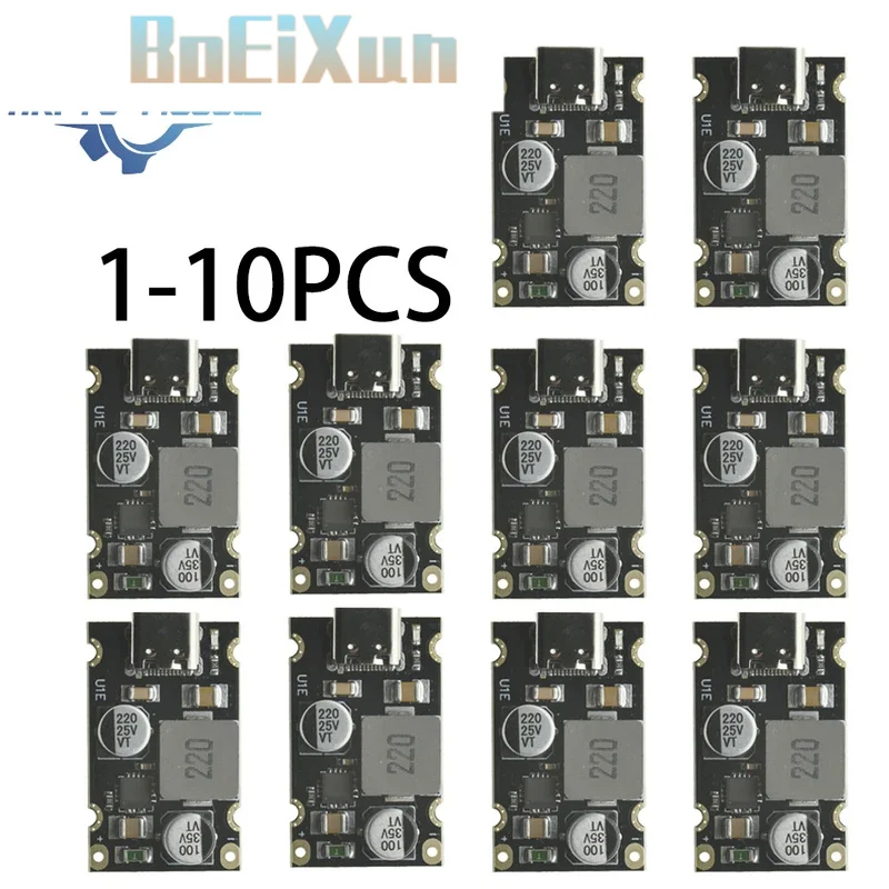 1-10PCS PD65W Fast Charging Module Type-C USB Interface Supports PD3.1 QC3.0 SCP PPS Fast Charger 5V 9V 12V 20V