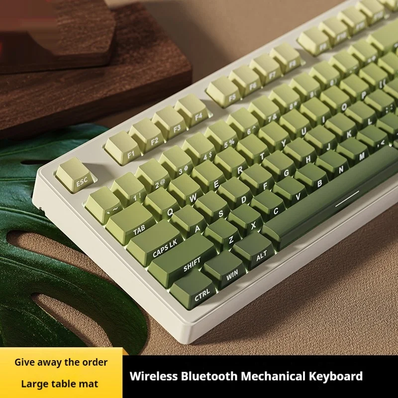 Miniso 2.4g Wireless Bluetooth 87 Key Keyboard Save Desktop Space Small Fresh And Cute Style Suitable For Girls And Boys Office