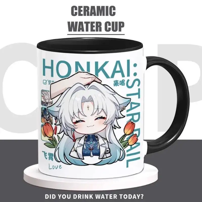 

Anime Game 2025 Honkai: Star Rail Cos Feixiao Unisex High Appearance Level Ceramic Coffee Milk Cup Mug Present