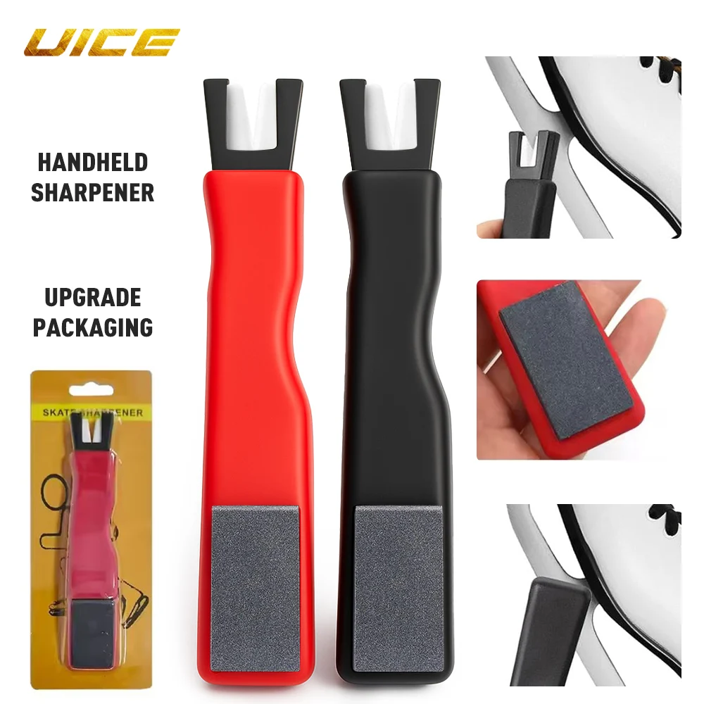 UICE Skates Hockey Handheld Sharpener Ice Skates Sharpener Ice Hockey Accessories Sharpening Stone Tool Hockey Skates Skating