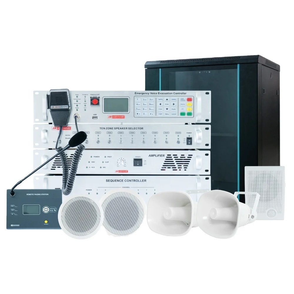 

Emergency Voice Annunciation System Controller Set The Number Of Emergency Broadcast Track Loops