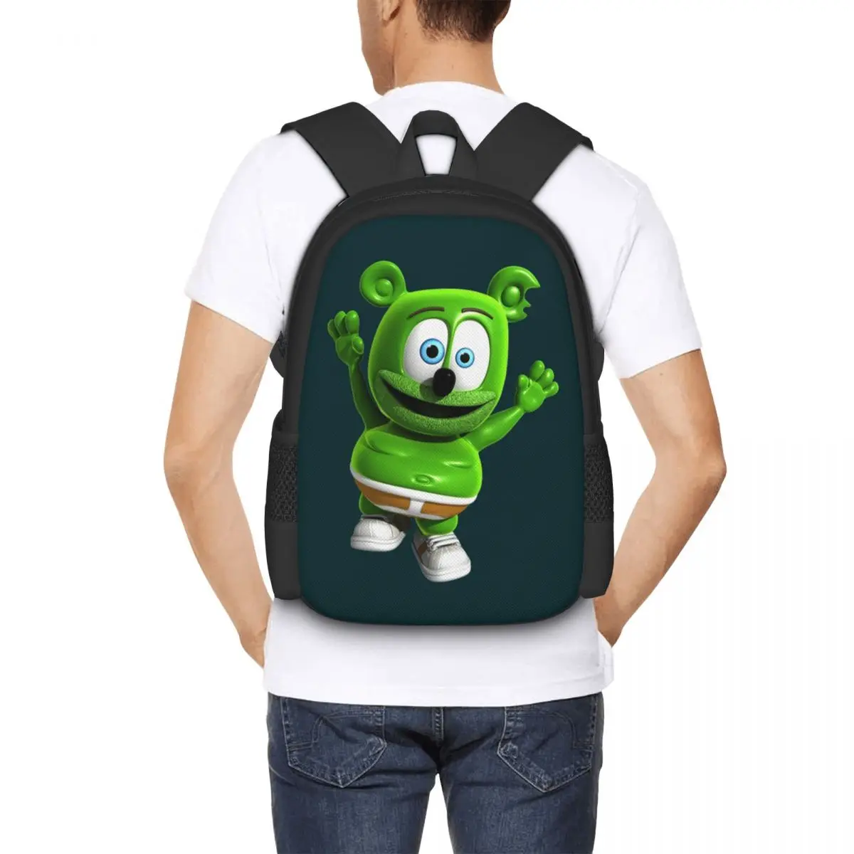 

The Gummy Bear Song Student Backpack School Bag Hiking Travel Daypack for Men Women Fashion Bookbag Shoulder Bags