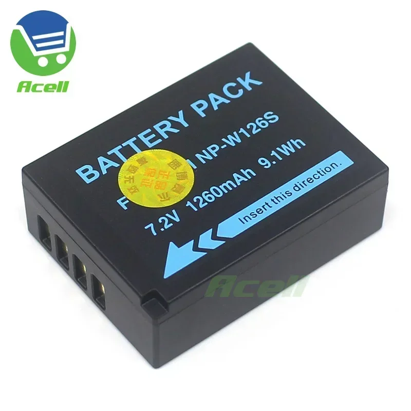 Bateria NP-W126S do aparatu FUJIFILM X-A3 X-A5 X-A7 X-A10 X-A20 X-E3 X-E4 X-M1 X-H1 X-S10 X-T30 X-T50 X100VI Zamiennik NP-W126