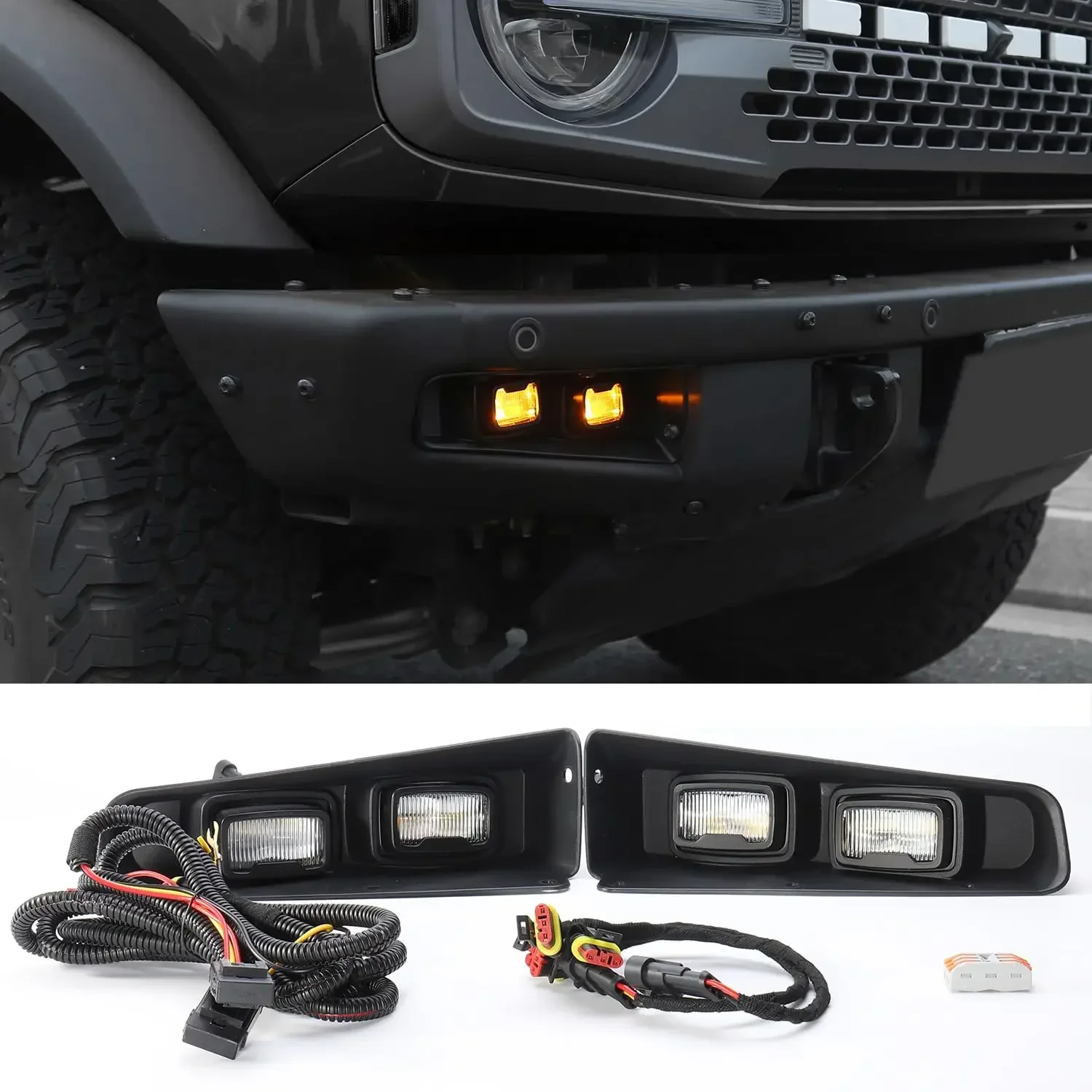 

Противотуманные фары Raptor Style для Ford Bronco 2021-2024 гг.
