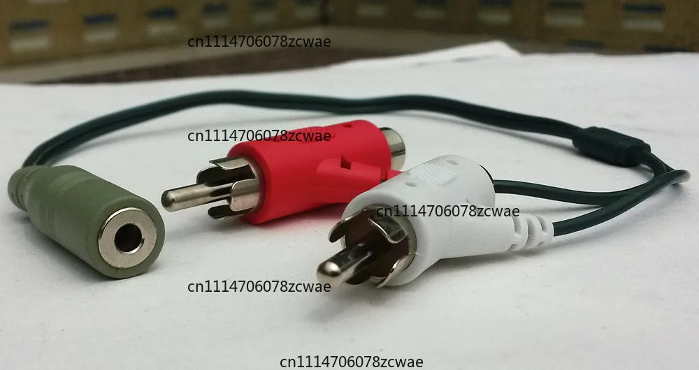 For Phone Computer Amplifier Subwoofer Speaker Universal Audio Accessory 3.5mm To Dual RCA Audio Y‑Splitter Cable