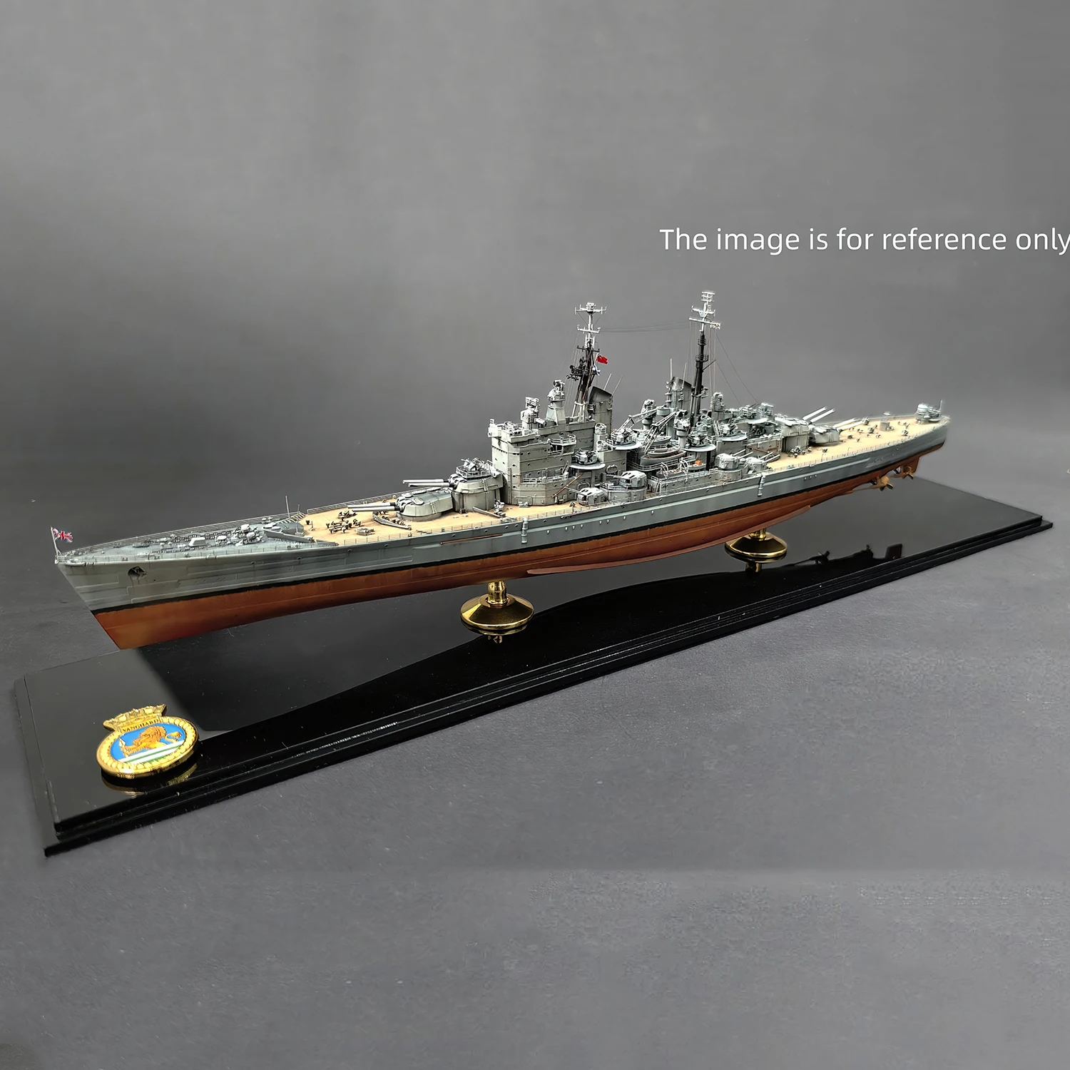 

1/700 Scale Simulated Naval Battleship Vanguard Assembly Model Made of Resin Ships Static Model Ship Toy Ornament Warship Model