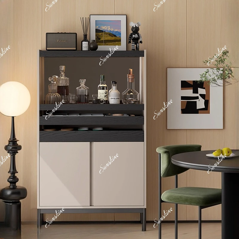 Italian minimalist living room wine cabinet dining room storage side cabinet