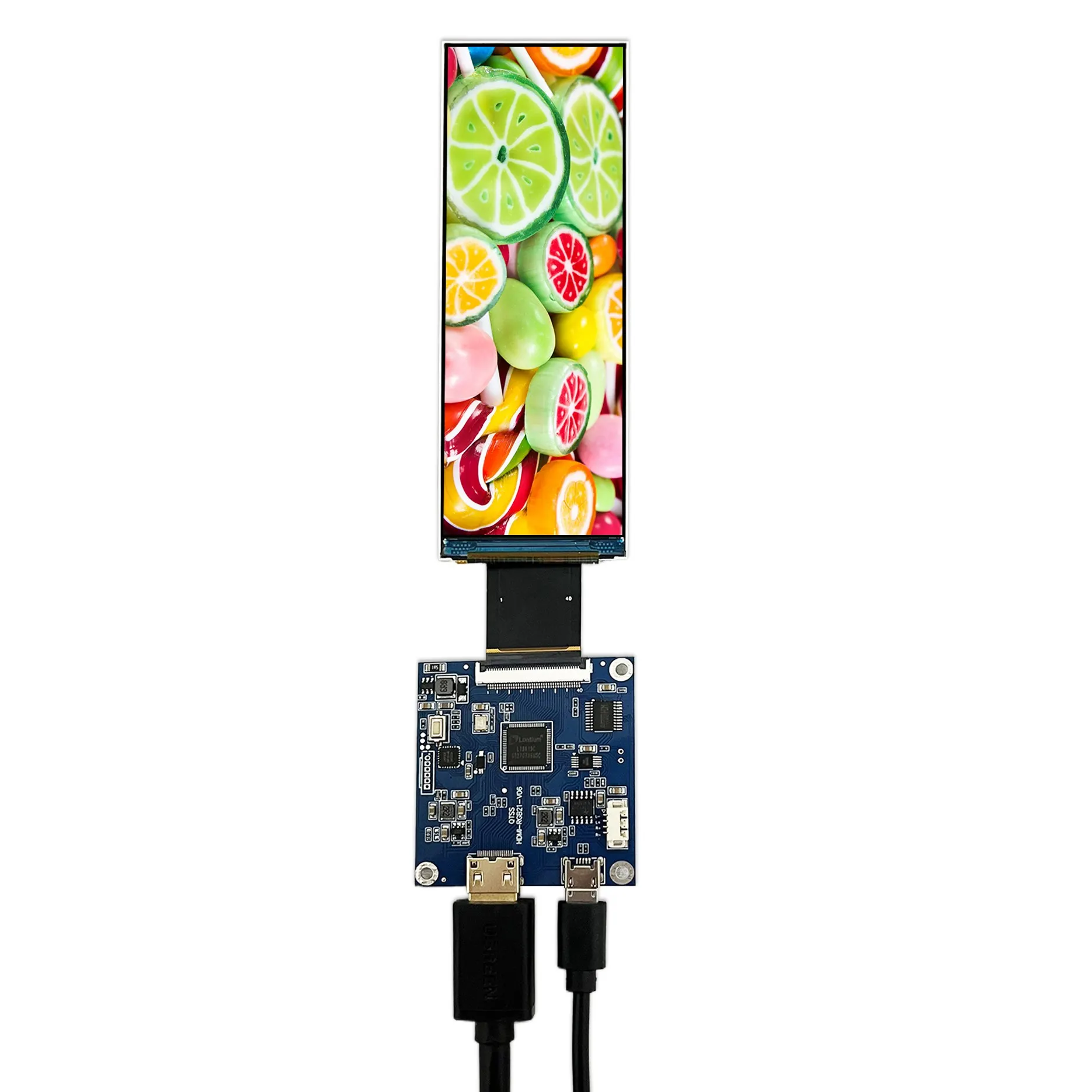 

700 нит наружный ЖК-дисплей 4,58 дюйма 320X960 растягивающийся ЖК-экран с платой драйвера Mipi