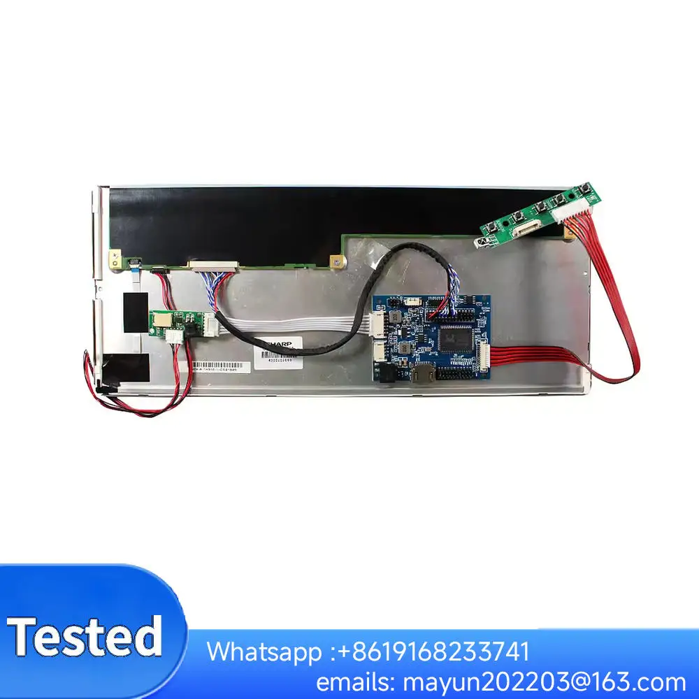 LQ123K1LG03 12.3 inch 1280x480 DVGA TFT LCD Screen with HDMI VGA DVI AV Controller Board