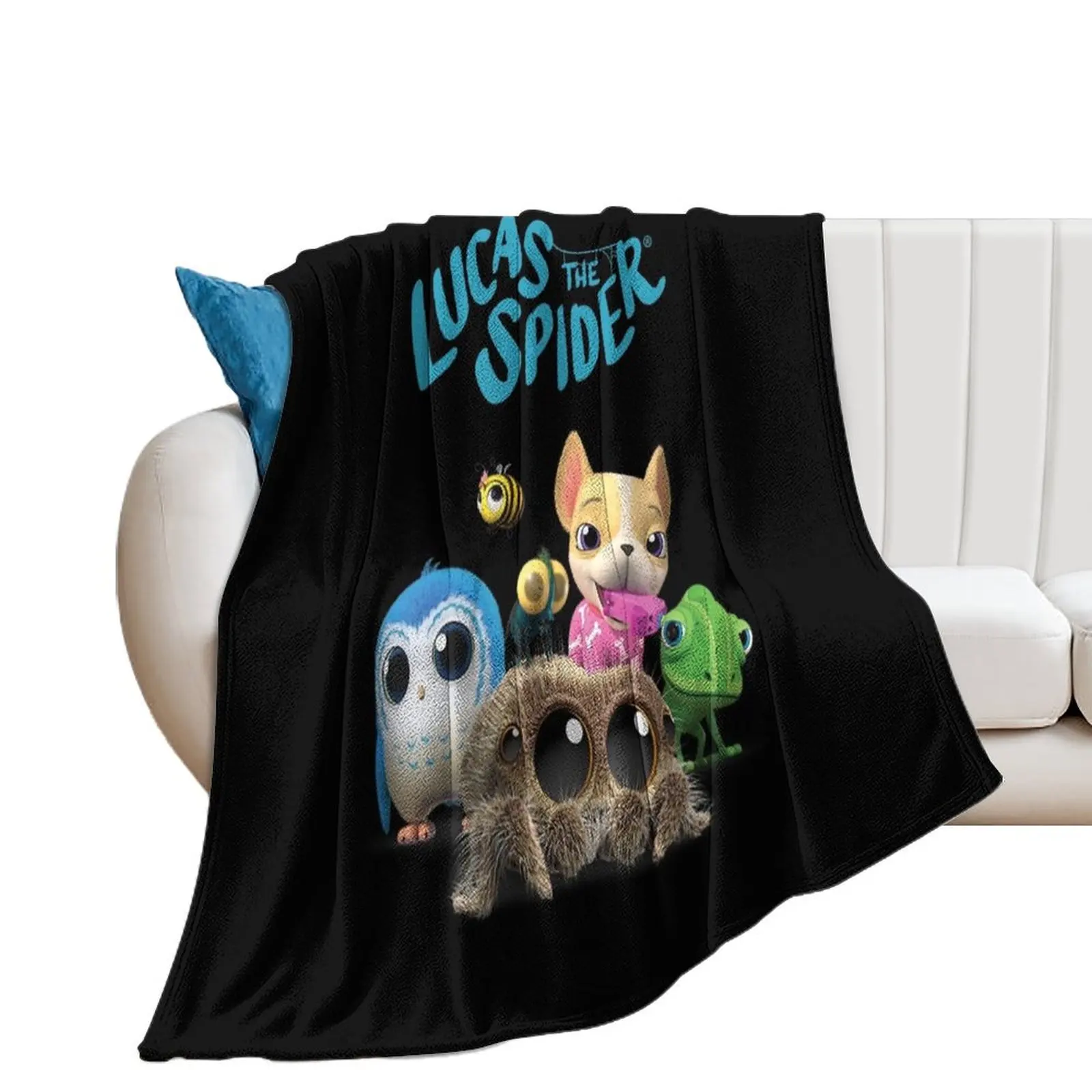 

Lucas the Spider & Friends Throw Blanket for sofa Decorative Beds Bed linens warm for winter Blankets