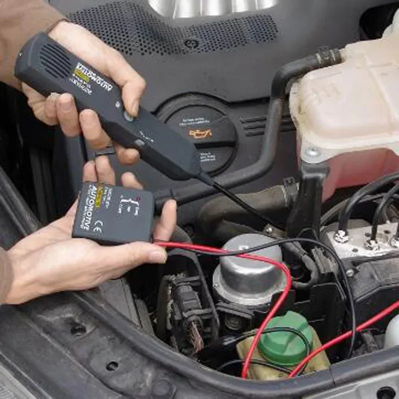 العناية بالسيارات قصيرة ومفتوحة مكتشف EM415PRO سيارة كاشف ماس كهربائى أداة إصلاح السيارات كاشف تتبع الكابلات أو الأسلاك #4