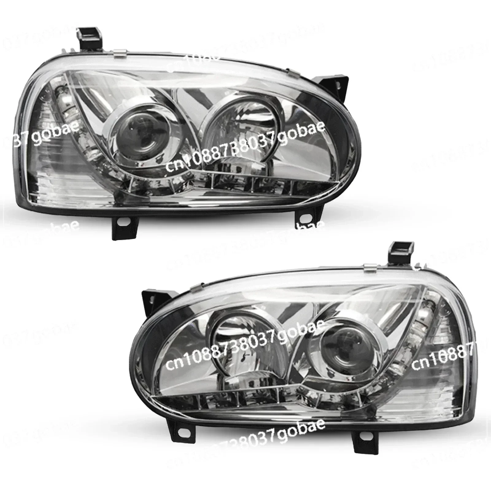 Winjet Factory Golf 3 Head Front Lamp Light Headlights for  Vw Golf 3 Mk3 1992 1993 1994 1995 1996 1997