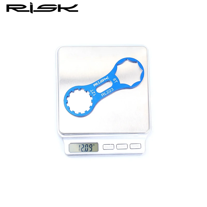 RISK-herramientas de extracción de horquilla delantera de bicicleta de montaña, 8T, 12T, llave Suntour XCM, XCR, XCT, RST, herramientas de