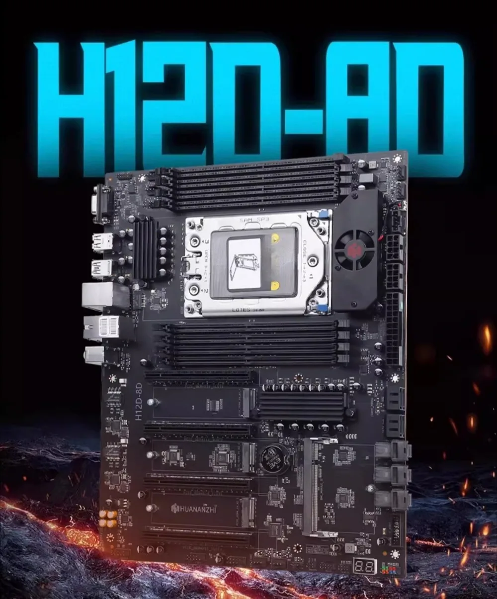 H12D-8D placa principal EPYC7002/7003CPU módulo BMC estación de trabajo AI