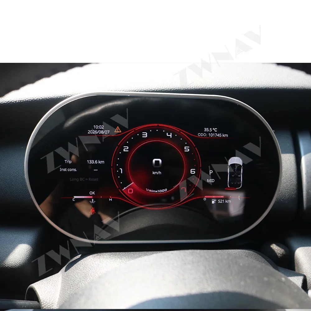 Car Dashboard For MINI 2015-2020 LCD Digital Cluster Instrument Panel Gauge Speedometer Virtual Cockpit 2Din Head Unit Meter