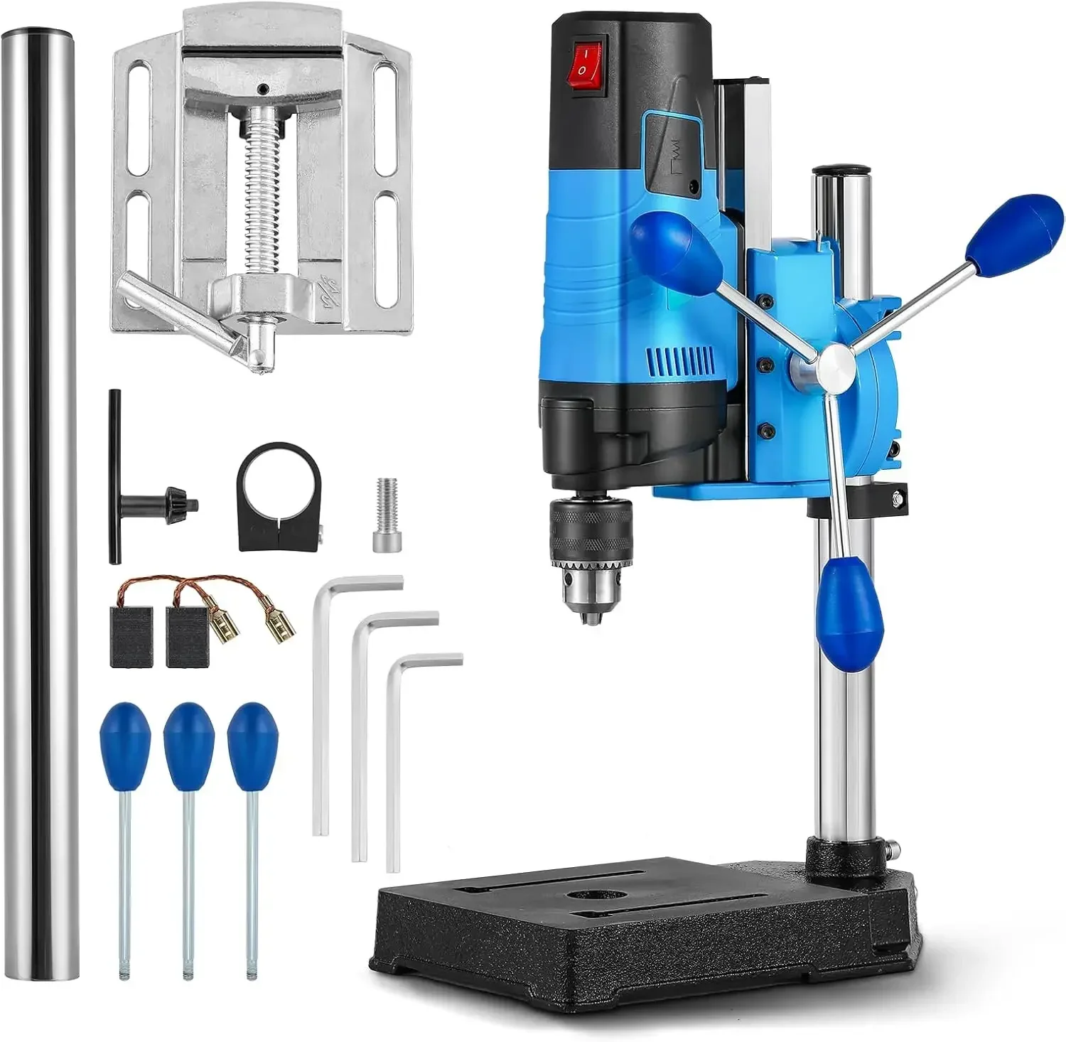

Mini Benchtop Drill Press 6-Speed 2800RPM Drill Press Rotary Tool Workstation Stand Precision Benchtop Drilling Machine 1200W El