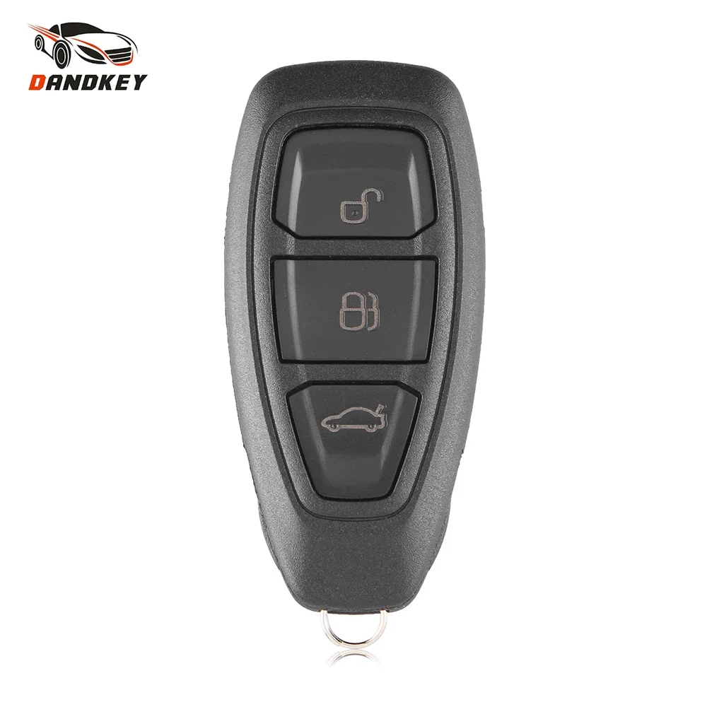 Dandkey 3 Buttons Smart Key Shell Cover Fob For Ford Mondeo Winning Kuga Fiesta Focus Titanium Car Key Case HU101 Blade