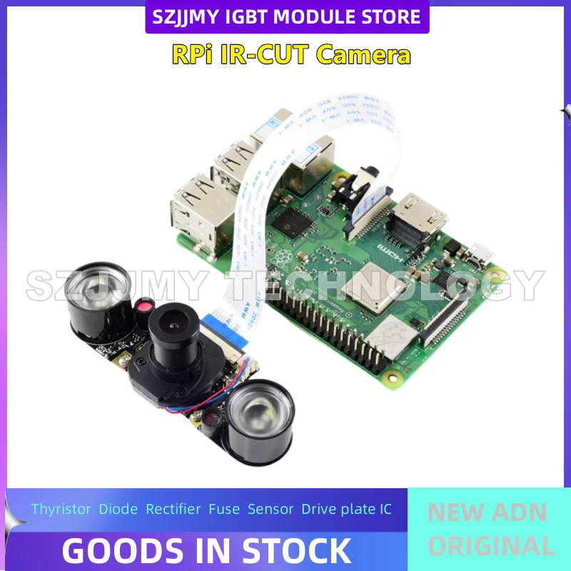 Raspberry Pi 4B/3B+Camera Visione notturna IR-CUT Modulo OV5647 con messa a fuoco regolabile NUOVO ORIGINALE IN MAGAZZINO