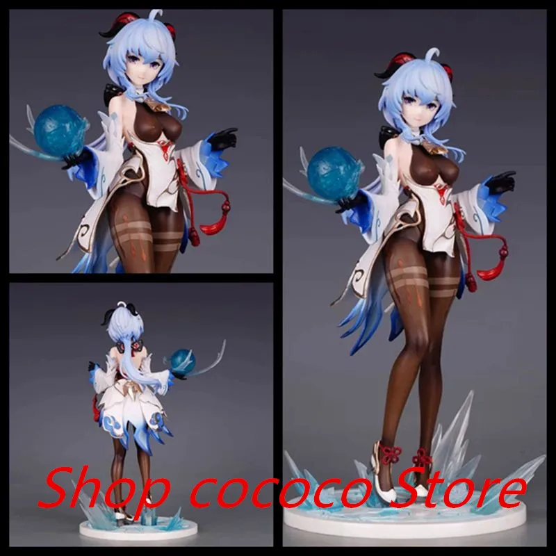 

New 27cm Genshin Impact Anime Figure Ganyu Plenilune Gaze Ver Pvc Action Figure Cute Figurine Model Doll Toys For Children Gifts