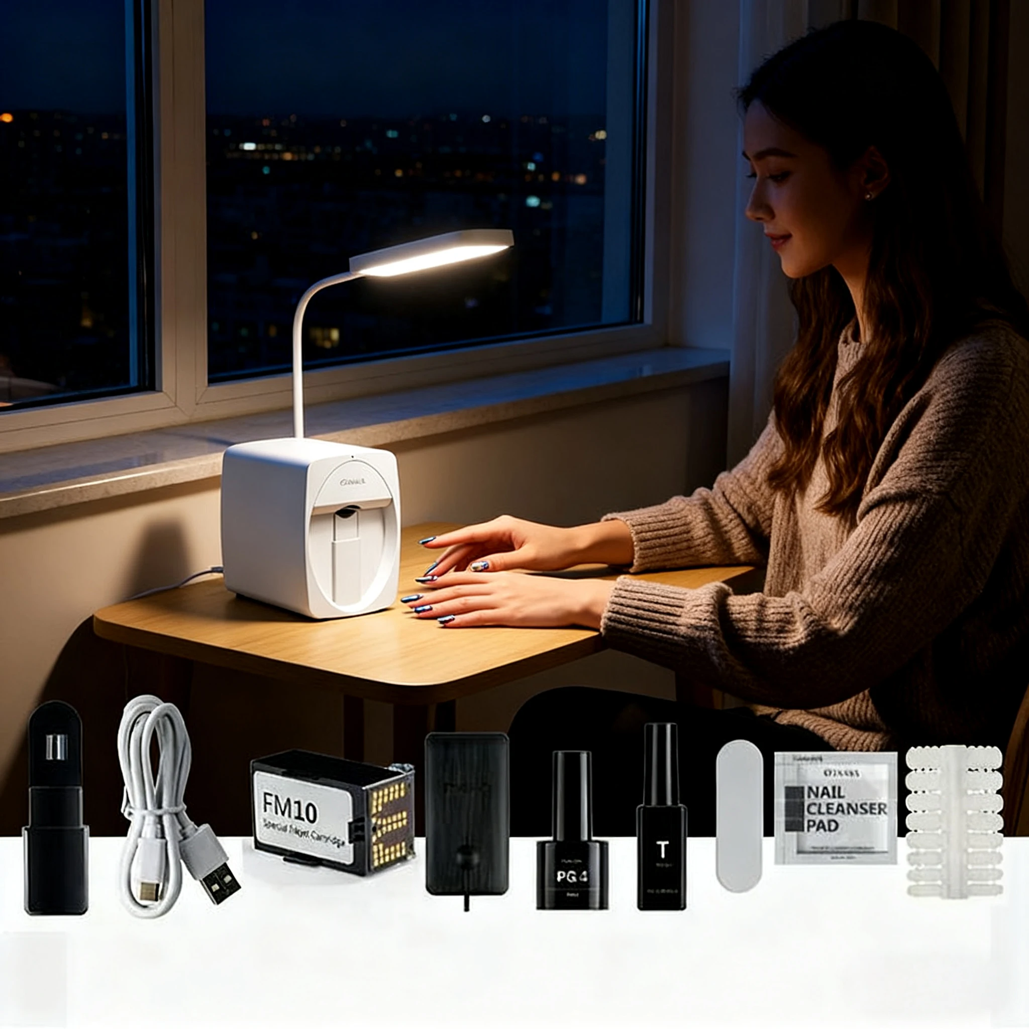 

O2nails Pro 3D Nail Printer Machine,Automated Nail Art Printing for Salon-Worthy Results,Intelligent Digital Design & Printing