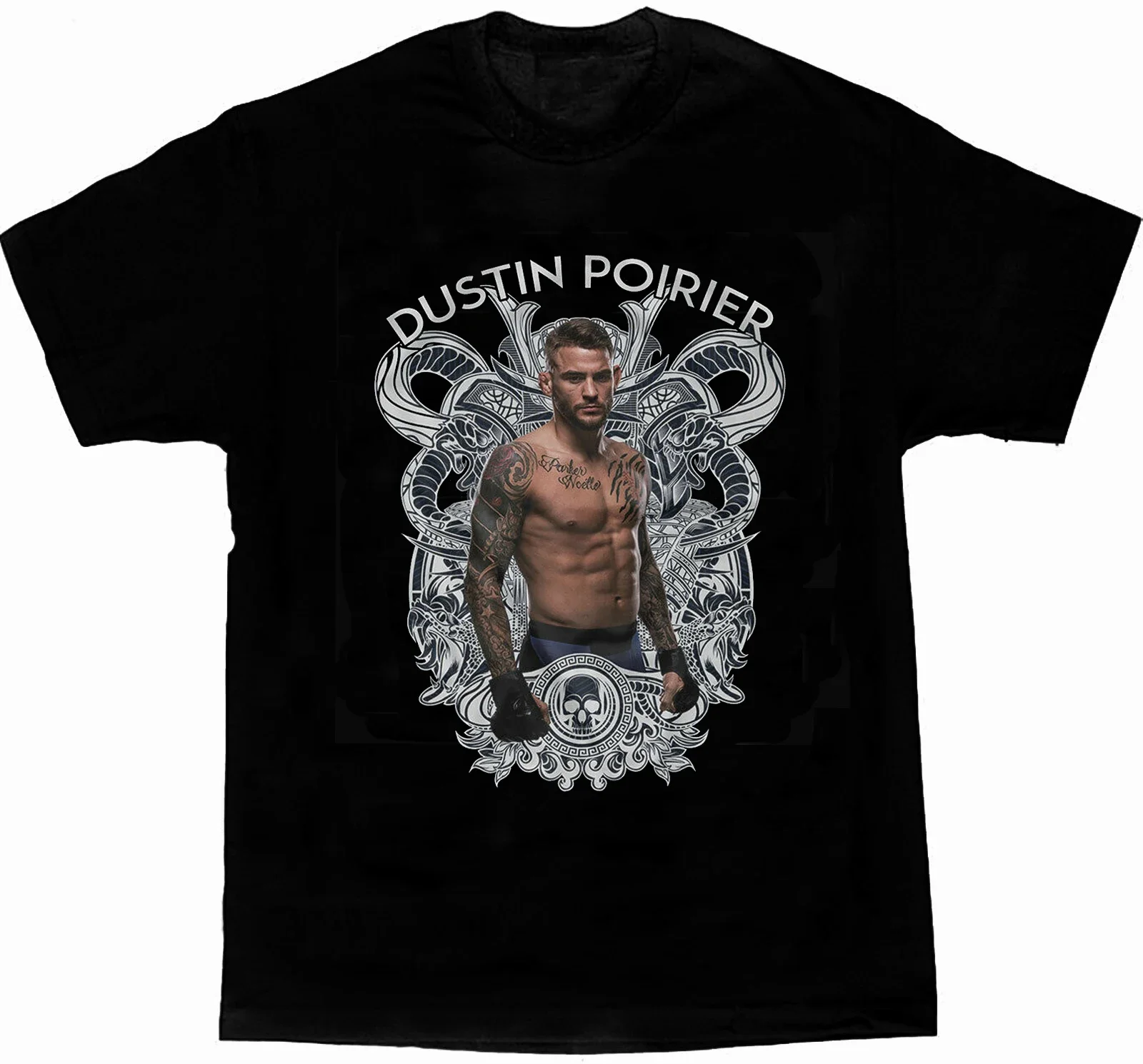 

Lightweight Dustin Poirier MMA Fighter T-Shirt. Summer Cotton Short Sleeve O-Neck Mens T Shirt New S-3XL
