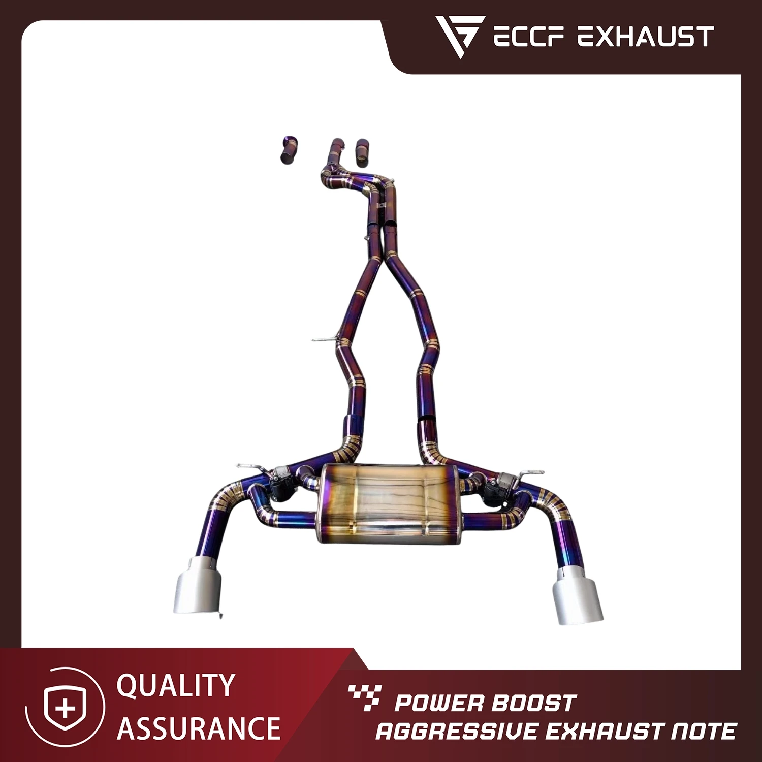 

ECCF Titanium Valved Catback Exhaust for Toyota Supra 3.0T Sport Edition