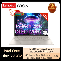 Lenovo YOGA Air 14 Aura AI Laptop 2025 14-inch 2.8K OLED 120Hz Touchscreen 2nd Gen Core Ultra 7 258V 32GB LPDDR5X 1TB SSD Laptop