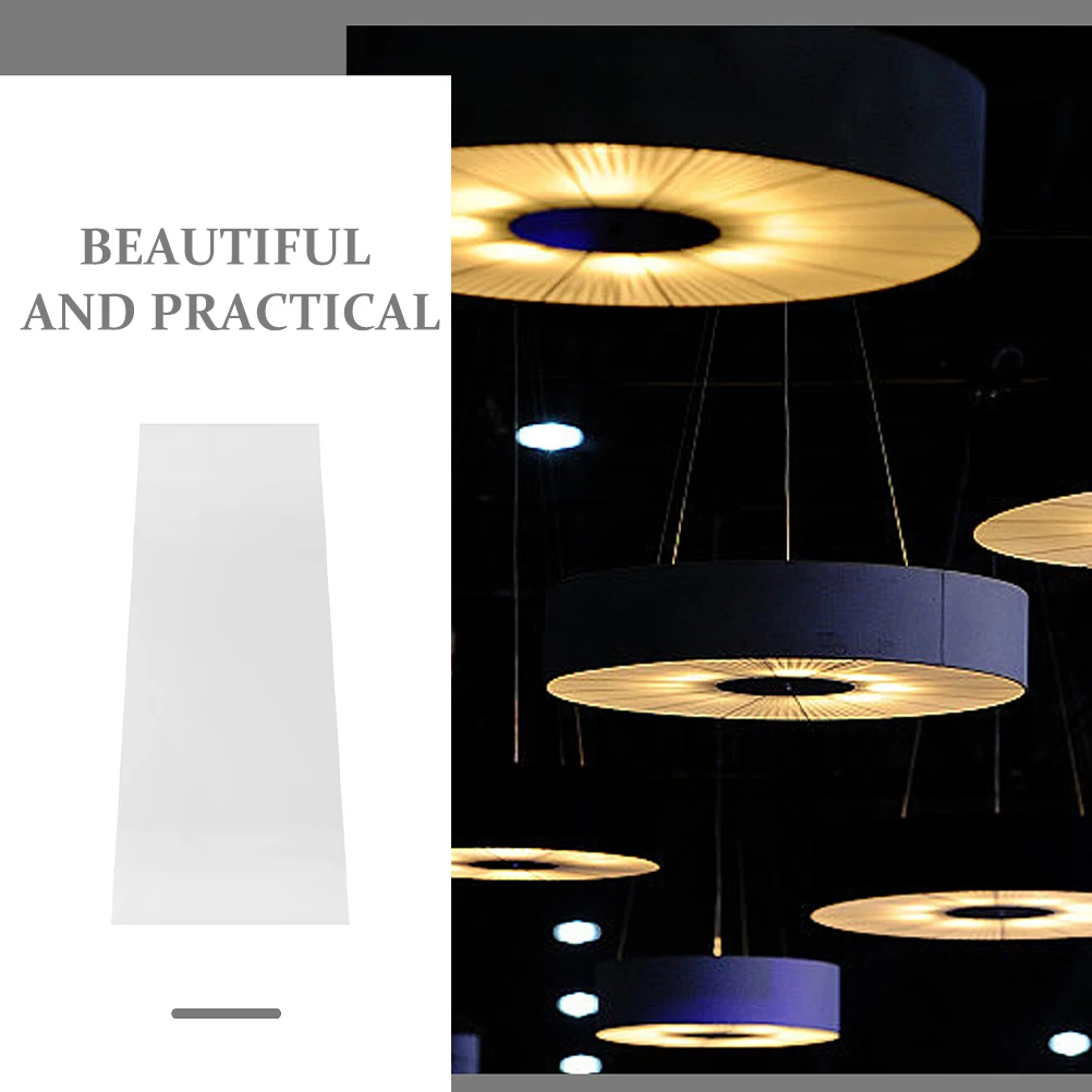 

Acrylic Light Diffuser Panel Lamp Cover Hanging Shade Ceiling Pendant Barriers Soft Illumination Lighting Accessories