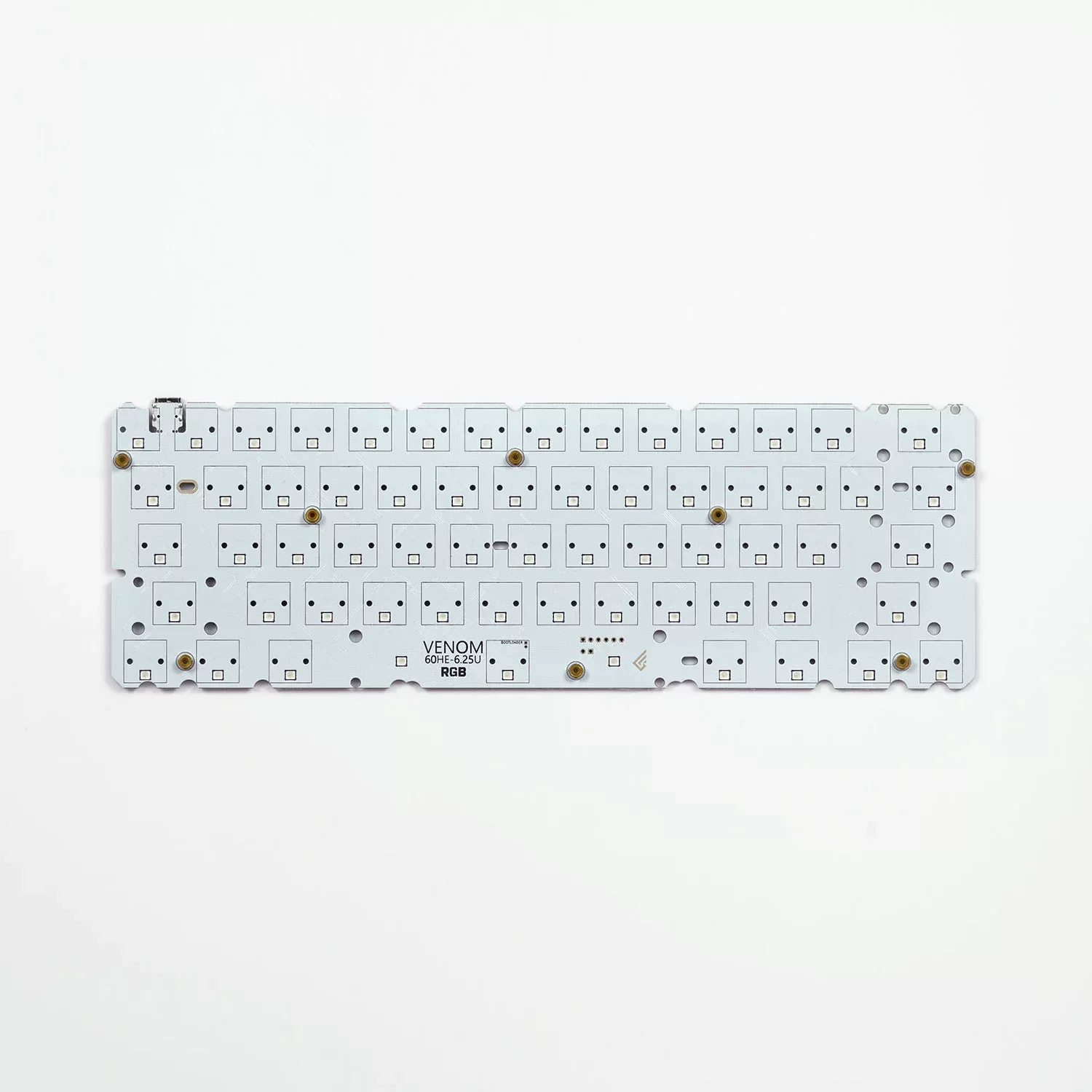 Geonworks Venom 60 HE Gaming Keyboard PCB Support GH60 tofu60 holy60 Shell 0.1mm Rapid Trigger 8000hz Polling Rate Web Driver