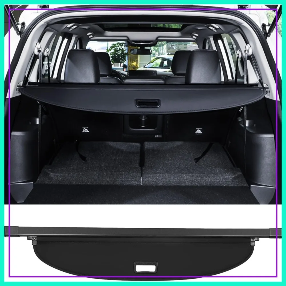 

Retractable Trunk Cargo Cover for Nissan Rogue 2021-2025 Waterproof Black