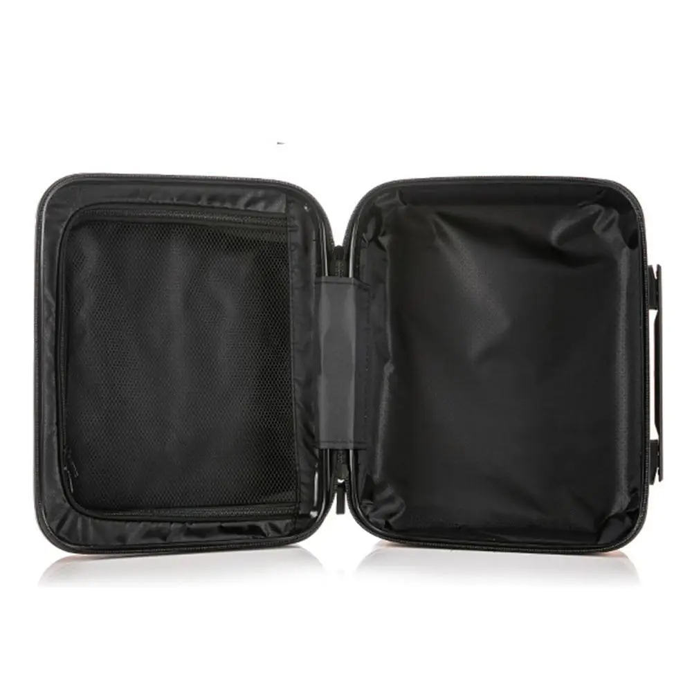 14 Inch Hand Carry Strap On Luggage Travel Suitcase Cosmetic Makeup Toiletries Mini Organizer Bag Boarding Case