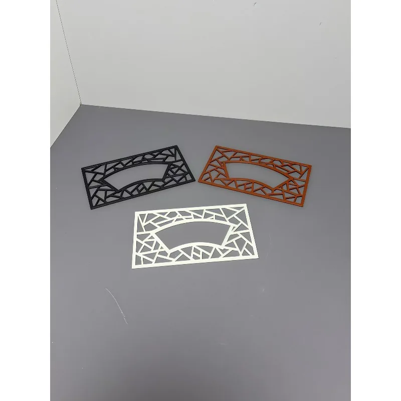 

Miniature Chinese Lattice Window, 1/12 Scale Huizhou-style Hollow Window, DIY Dollhouse Accessory for Traditional Scene Decor