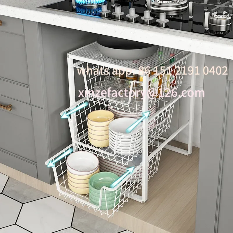 رف تخزين قابل للتخصيص، منظم خزانة المطبخ، طبق فاصل، طبق متدرج لأطباق الأطباق، حل الأواني #5