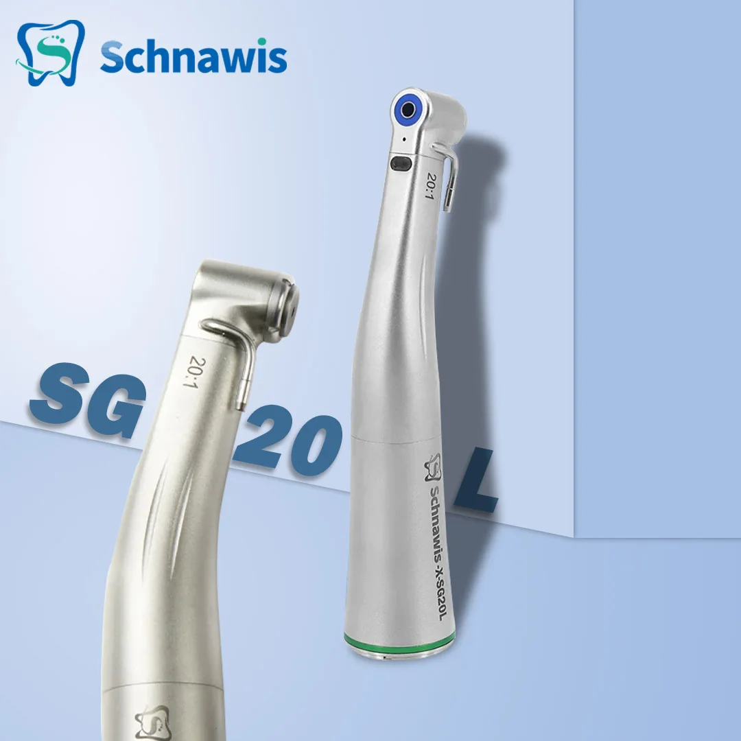 Dental Implant Motor Handpiece 20:1 Detachable Irrigation System Inner External Water Spray Against Contra Angle Handpiece Fiber